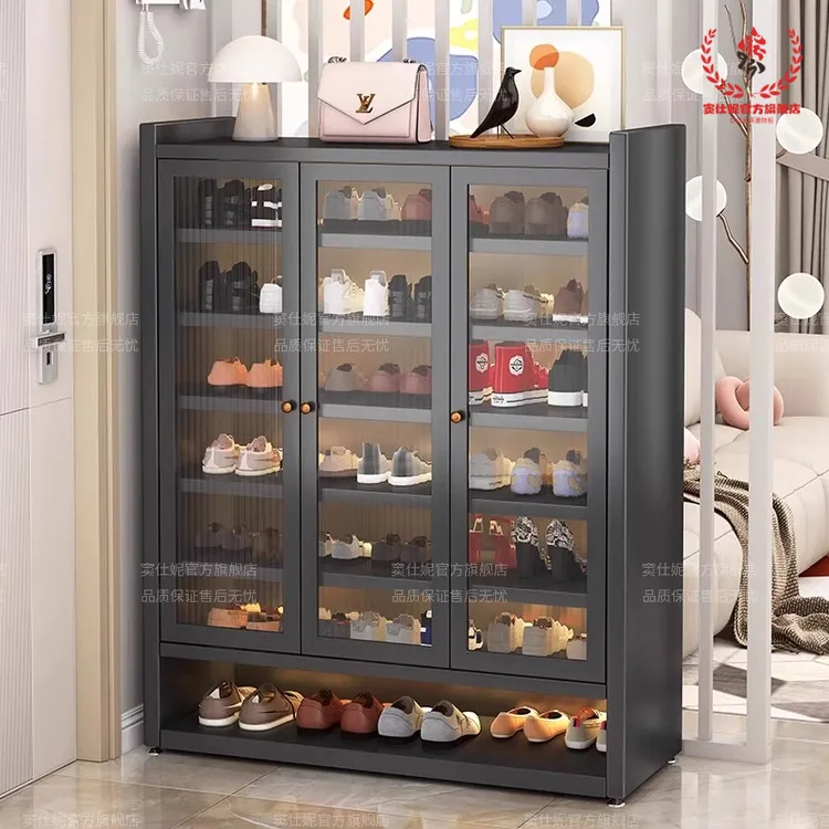 钢制鞋柜家用鞋架子多层家用落地多层防尘鞋架门口入户大容量