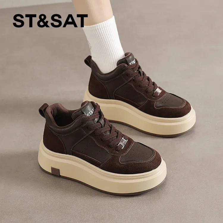 星期六雪地靴女2025冬季爆款加绒加厚大棉鞋厚底休闲运动鞋板鞋爆