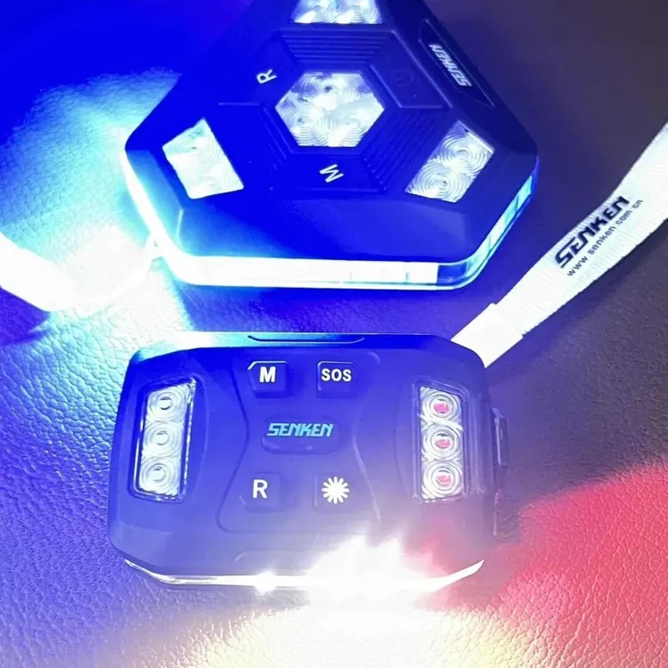 警示灯360度红蓝爆闪磁吸充电道路巡逻野外救援多功能信号灯