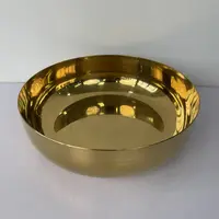 特厚不锈钢金色 和面盆揉面盆F4