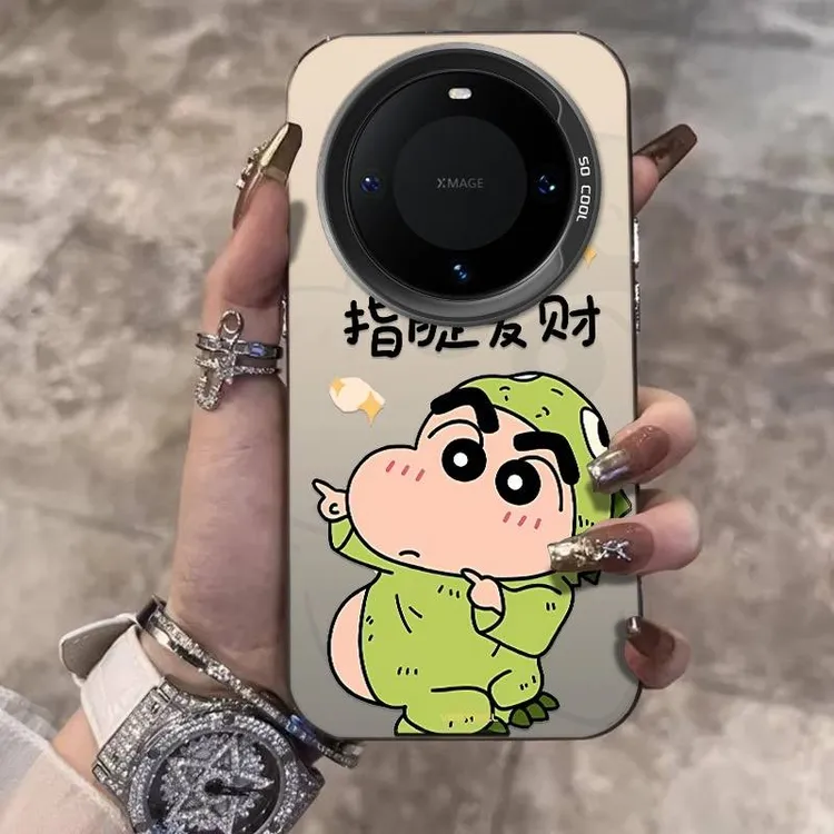 指腚发财适用华为mate70Pro手机壳创意mate60rs防摔P70全包保护套