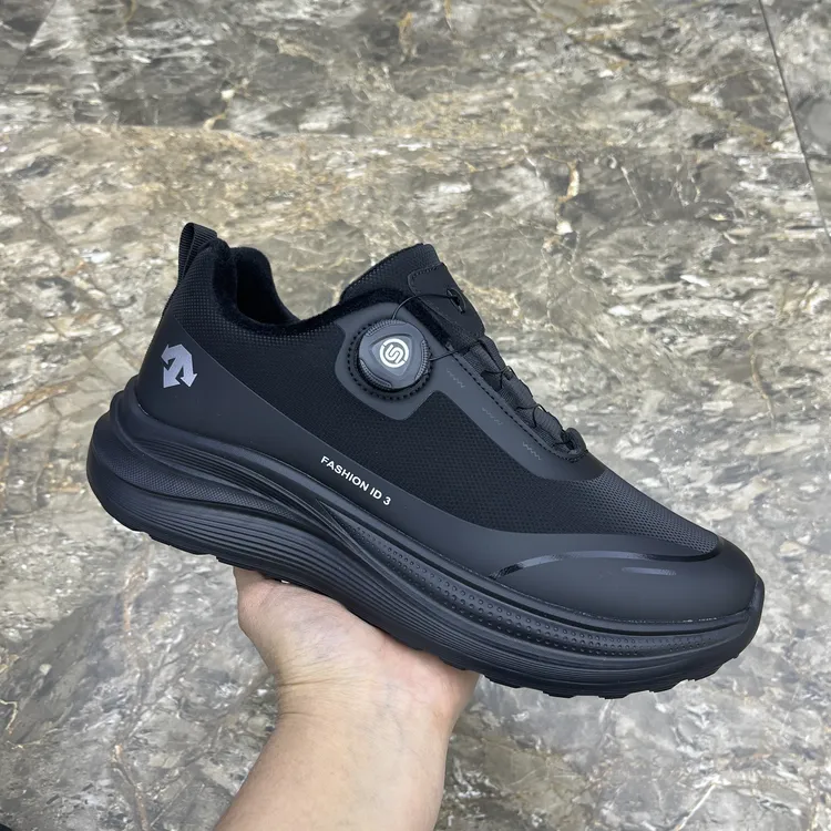 男鞋新款纽扣男鞋单鞋棉鞋百搭休闲鞋时尚潮流黑色男鞋户外健步鞋