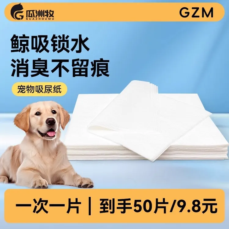 狗狗吸尿纸加厚除臭吸水垫宠物擦尿纸尿垫猫咪隔尿垫一次性吸水纸