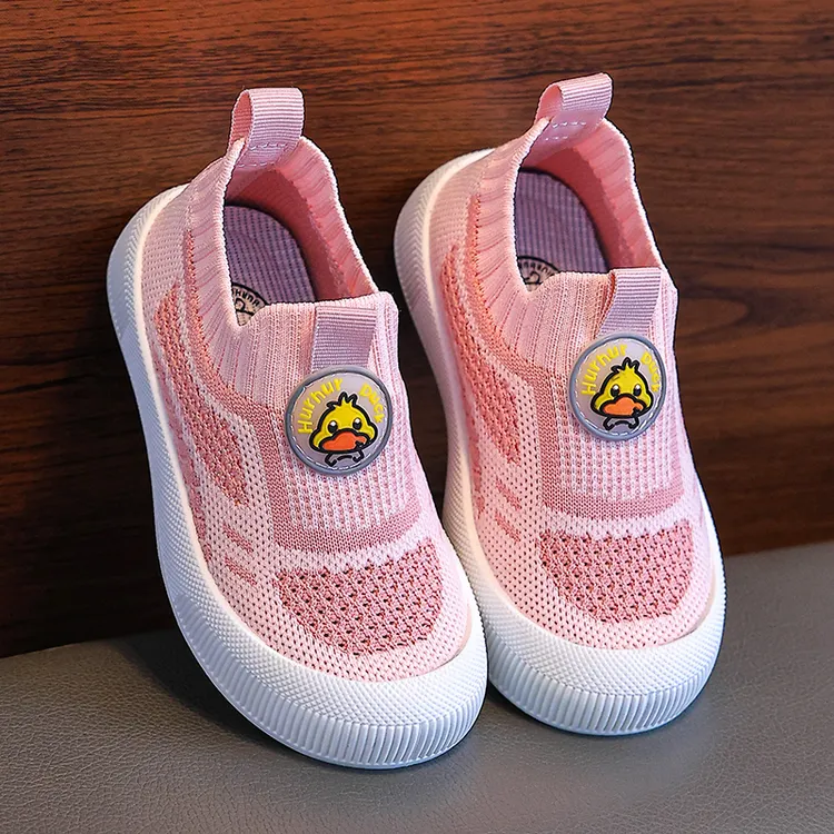 儿童运动鞋网面透气夏季新款一脚蹬鞋子镂空鞋幼儿园室内鞋宝宝鞋