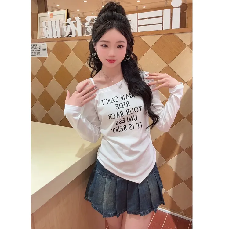 IEF/爱依服2025新款秋季显瘦长袖高贵针织设计感上衣6715-DZ7378-