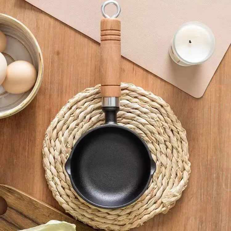 热油锅炝油烧浇油铸铁锅泼油淋油小锅煎蛋热油专用锅