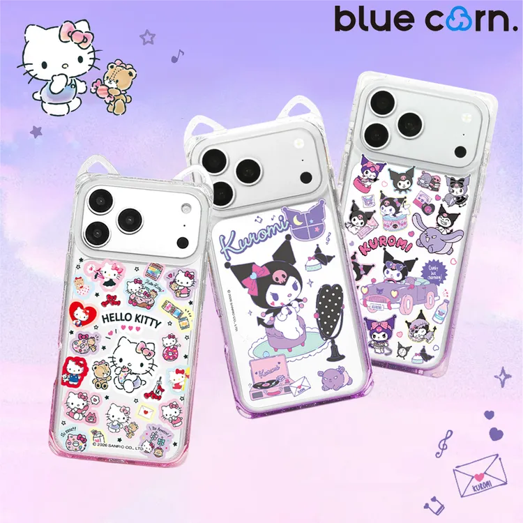 三丽鸥正版授权 Kitty库洛米紫白奶方适用于iPhone17/16/PM手机壳