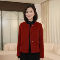 枫竺阿楠anan小香风双面羊毛大衣女秋冬高级感气质百搭毛呢外套