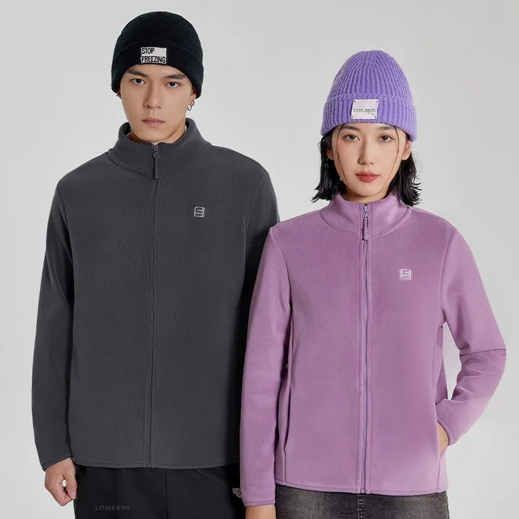 【行走的小太阳】升级版情侣云感绒休闲双面加绒立领保暖外套男女款