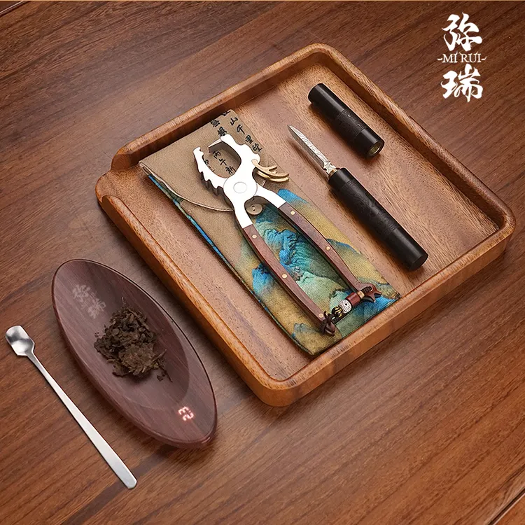 胡桃木分茶盘茶钳电子茶则茶器茶盘茶刀茶叶茶具配件喝茶器具