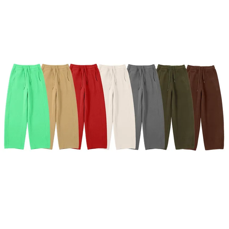 ⌜星暖彩粒⌟ 25冬400克加绒加厚抽绳束脚轻盈运动休闲舒适休闲裤