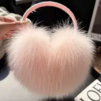 百搭耳套秋冬保暖狐狸毛女童防风加厚耳暖真毛