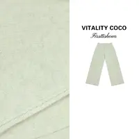 VITALITY COCO·LP系列新款女装 高定绵羊毛百搭休闲直筒裤-3010