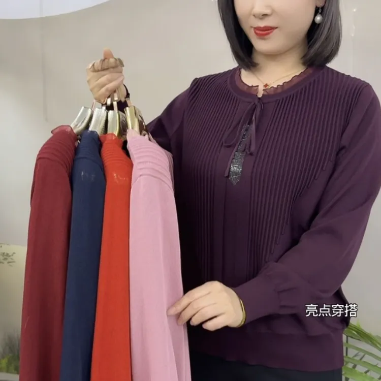 非边领时尚针织衫