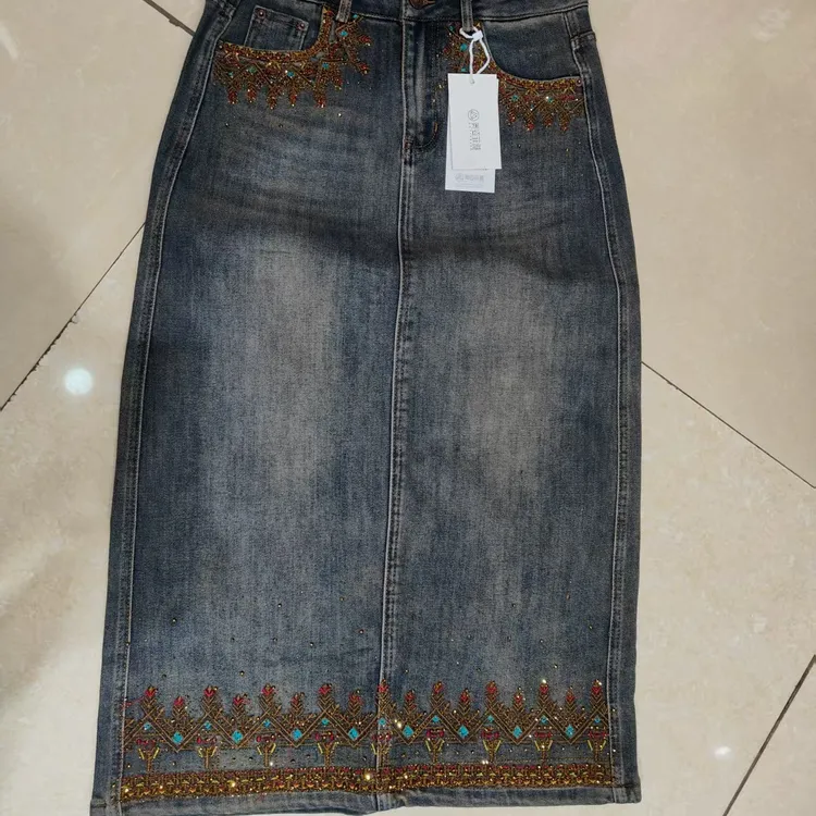 2025年新款裙半身裙复古秋季时尚 نۇزەي يوپكا