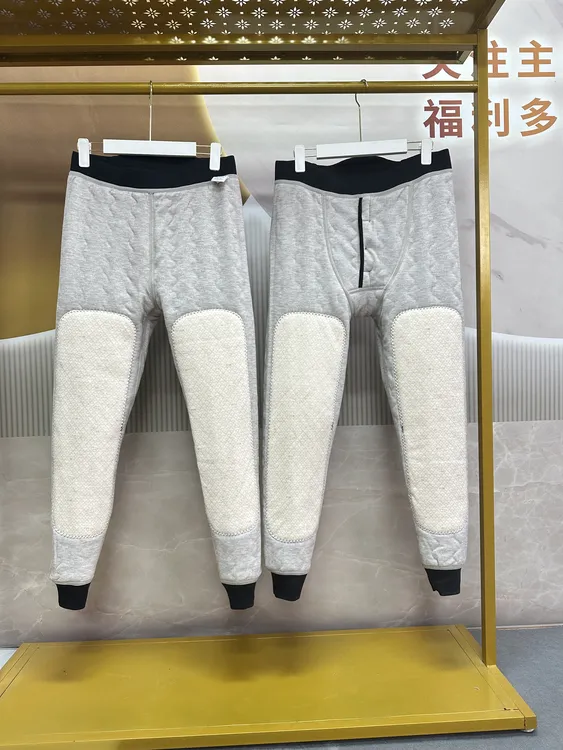 冬季巨厚五层羊毛裤高腰护膝保暖羊毛裤严寒地区保暖裤抗寒保暖