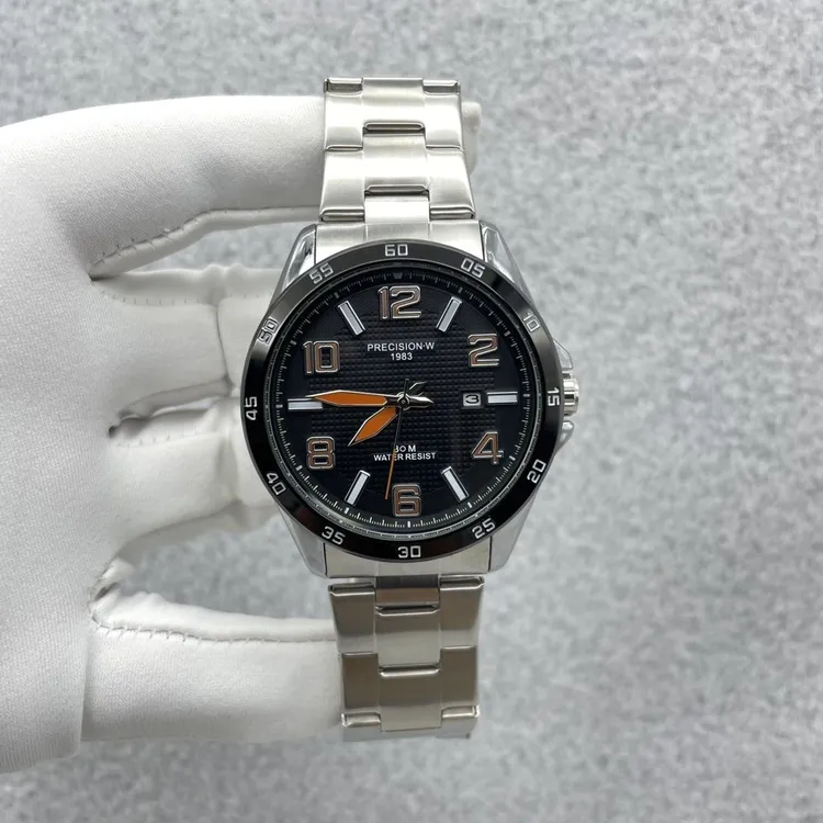 男士运动钢带夜光日历高档个性原装正品定制手表