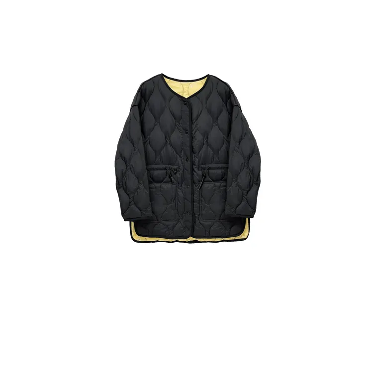 【MIXCITY亚楠家】异色羽绒◆双面穿异色异质拼接鹅绒羽绒服外套9142