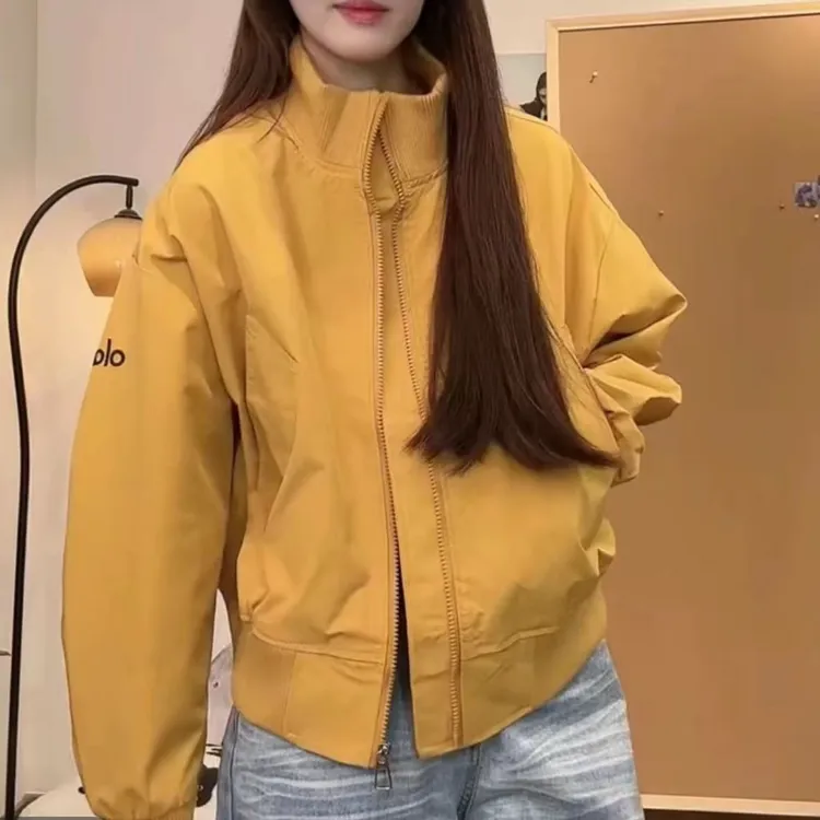 欧货休闲刺绣字母短外套女大码秋季新款显瘦时尚夹克上衣棒球服