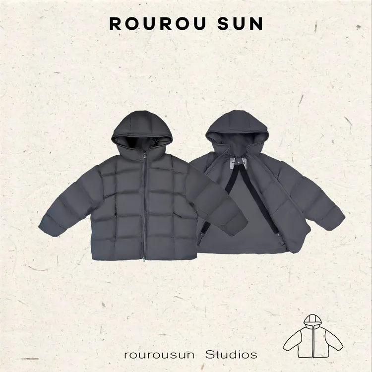 50200冬款女装韩版宽松休闲连帽简约棉衣外套