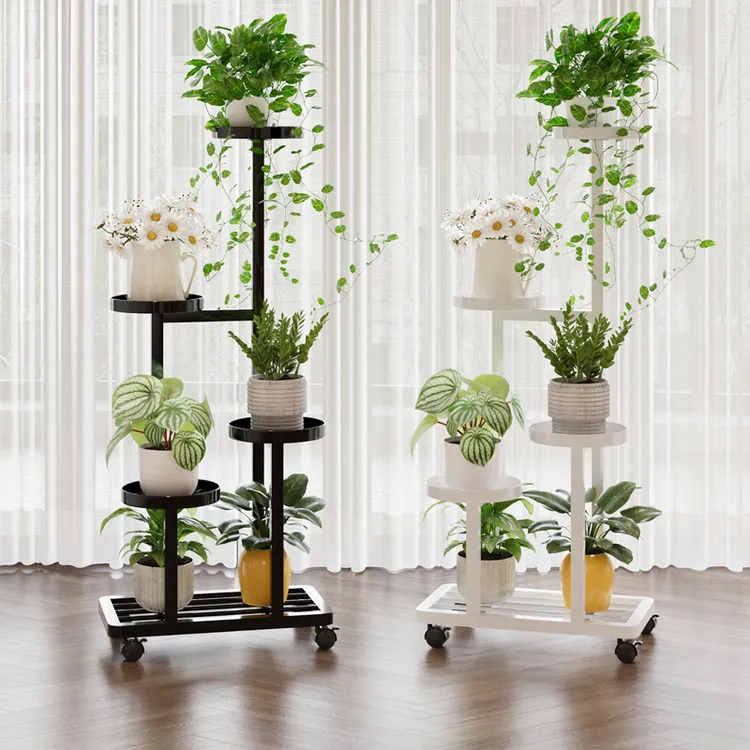 客厅落地式多层可移动花架子阳台植物多肉花盆托架置物架2025新款