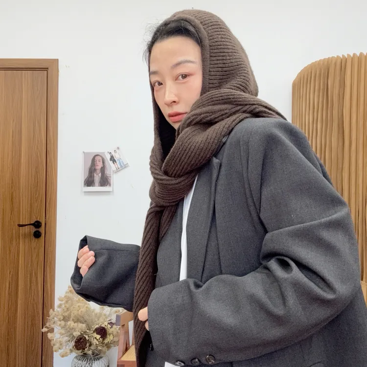 （特别的爱）巴拉克拉法帽秋冬韩版针织百搭帽