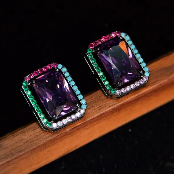 铜合金耳饰 A403 法式精致手工清新甜美耳饰简约时尚轻奢温柔气质