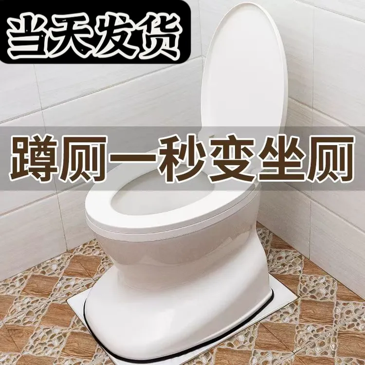 仿真马桶可移动座便器老人孕妇病人室内厕所两用便携式塑料坐便椅
