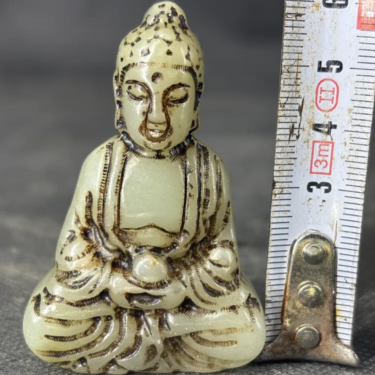 老玉释迦摩尼佛古玩古玉皮壳老气老物件收藏工艺品批发捡漏随机发