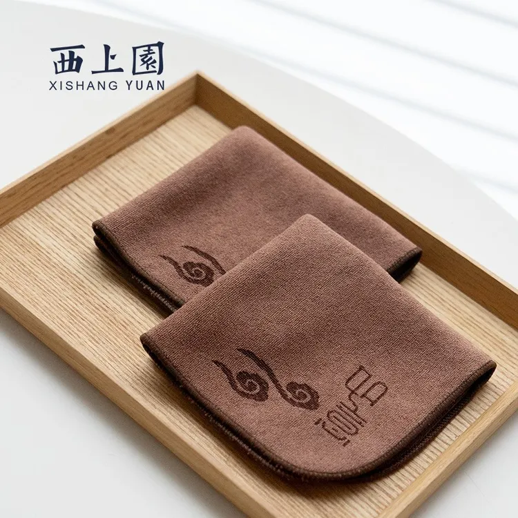 如意强力吸水茶巾加厚纤维茶道配件茶布茶垫抹布简约茶室功夫茶具