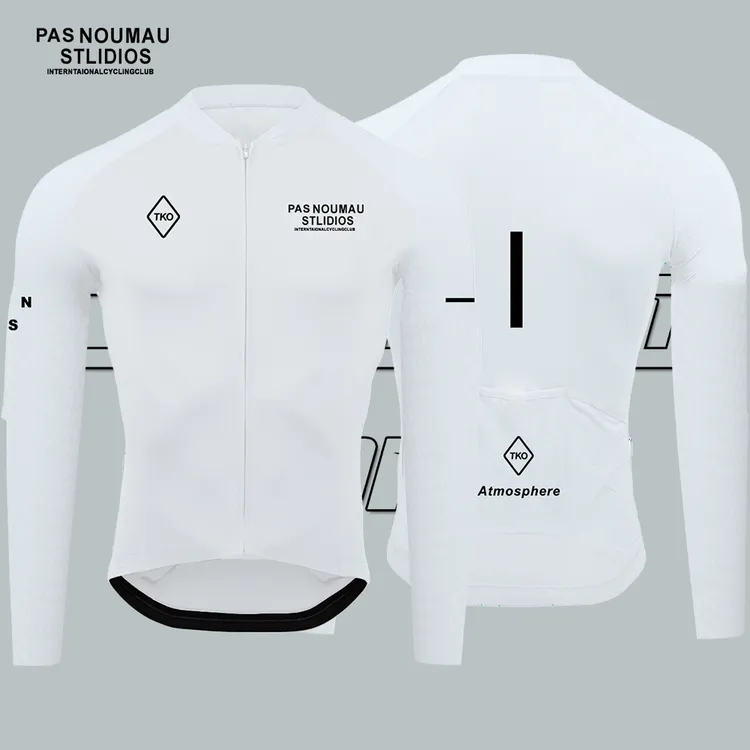PAS春夏季风尚长袖骑行服男款上衣薄款透气速干公路自行车骑行服
