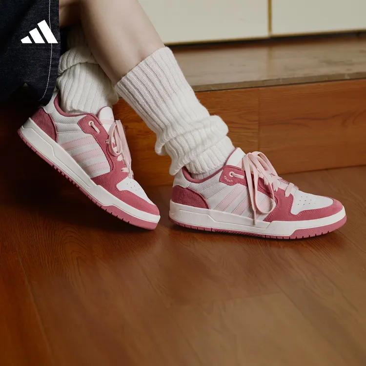 双旦礼遇阿迪达斯 ENTRAP美式校园风运动鞋复古篮球风板鞋 KJ6983