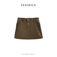 【FELOCCA】休闲工装风短款半裙百搭A字短裙NYN-4813