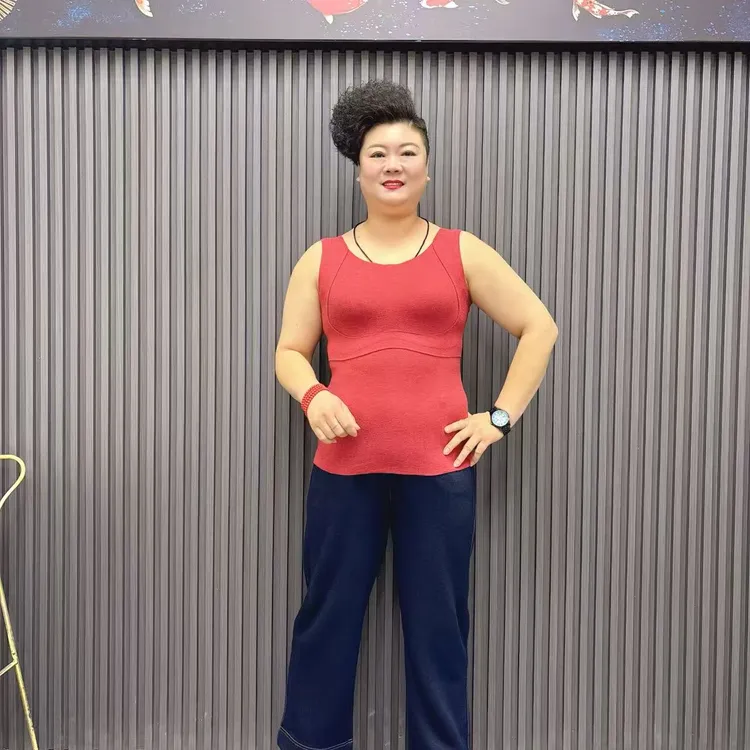 肥大码加大加肥徳绒背心2365