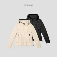 THESOONG|小蛮腰’德国进口机织四针六线防跑绒高弹保暖羽绒服8033