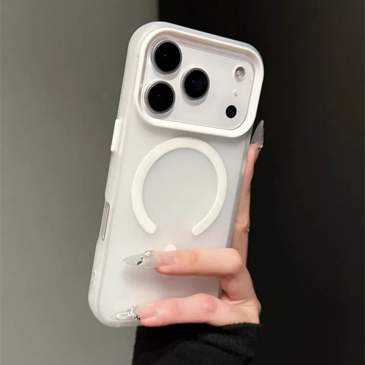 冰雾磨砂适用苹果17promax手机壳iPhone16pro高级感15p简约防摔套