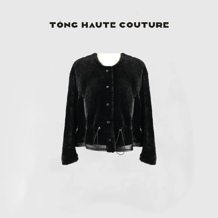 【青瓷】冬季进口莫伊拉贡皮毛一体外套 YW520