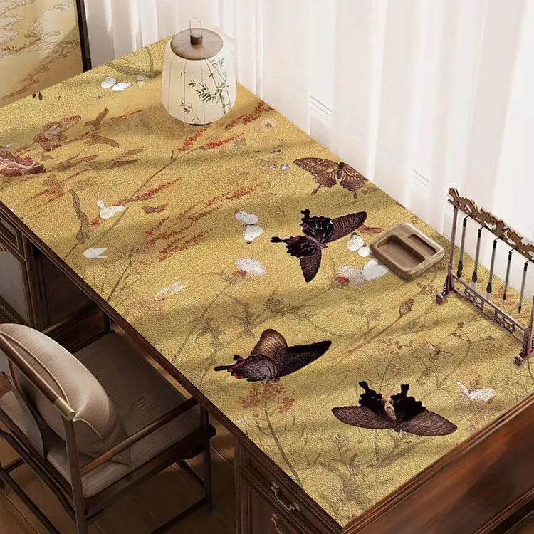 中国风毛毡垫书房书桌垫创意文房四宝垫布书画练字毛毡布桌布工具