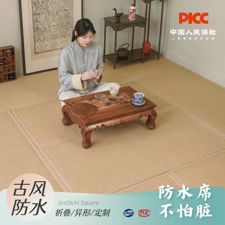 新中式茶室古风榻榻米垫防水防污耐磨环保罗汉床榻榻米床垫子定制
