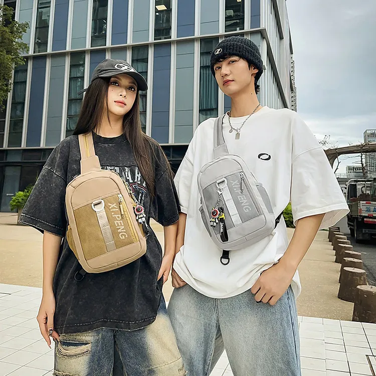 男友风纯色防水双肩包小挎包潮流多功能韩版跨境书包风潮新款女款