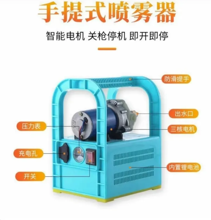 （新款）打药洗车多用途智能手提、三缸智能启停、手提泵
