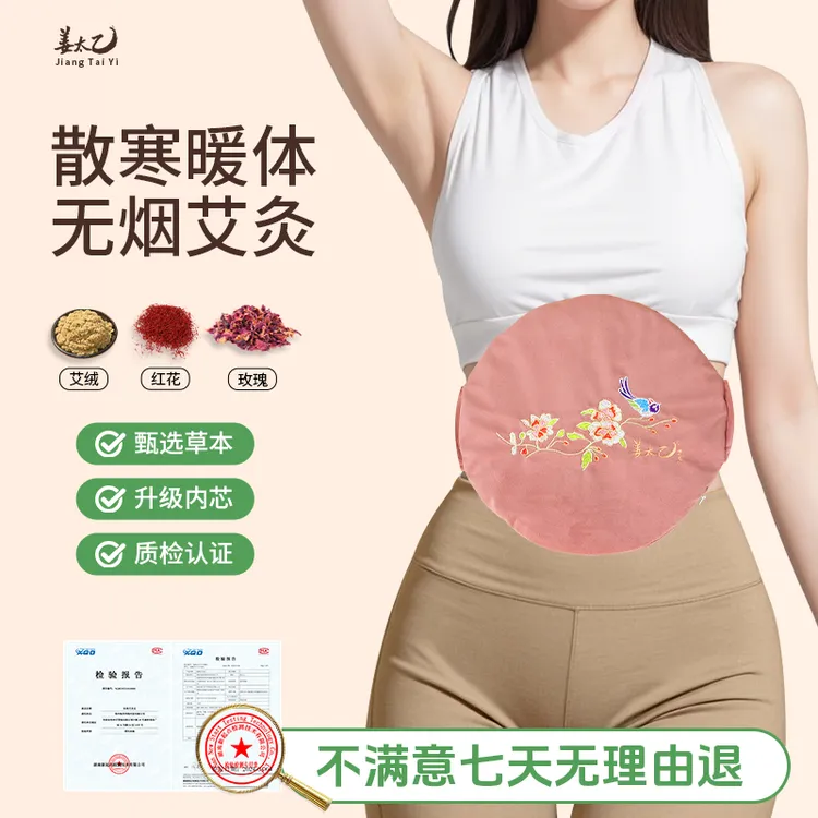 【无烟艾灸】姜太乙艾绒草本散寒暖腹护腰无烟艾灸控温定时热敷宝