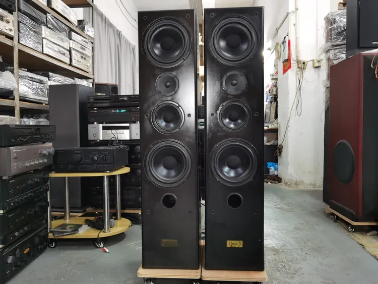 8新  丹麦进口丹特声5号双八寸音箱 二手售出不退货 运费自理