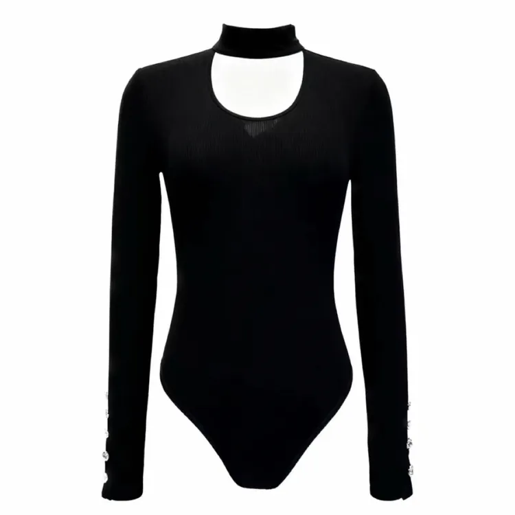 【RZ】气质女王——修身连体长袖上衣