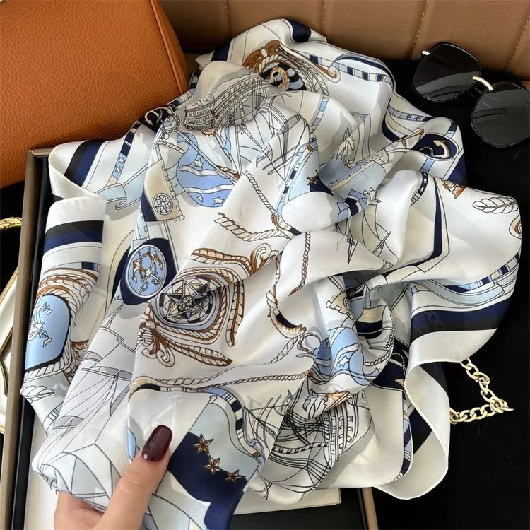 丝巾方巾五花高奢高定满钻