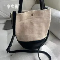 （小水桶）多利原创文艺风简约水桶包
