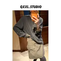 邱小小丽呀 秋季新款韩版工装风套装百搭拼色卫衣+半身裙两件套