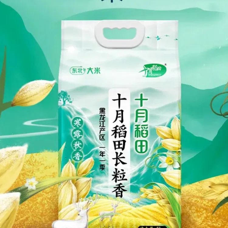 十月稻田 寒露秋香东北长粒香米5kg10斤