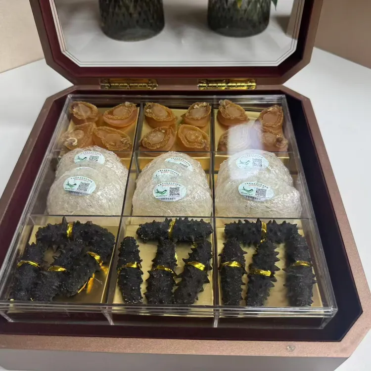 精品海参鲍鱼燕窝礼盒豪礼组合顺丰包邮