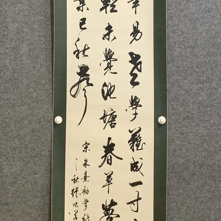 张映学书法立轴 尺寸120/30